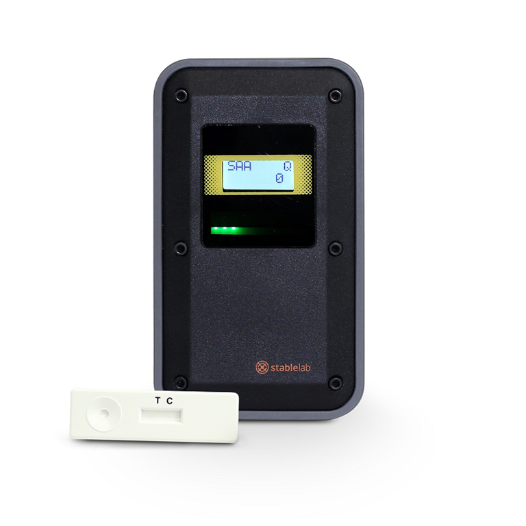 Stablelab Reader With Test Kit Contents And Box