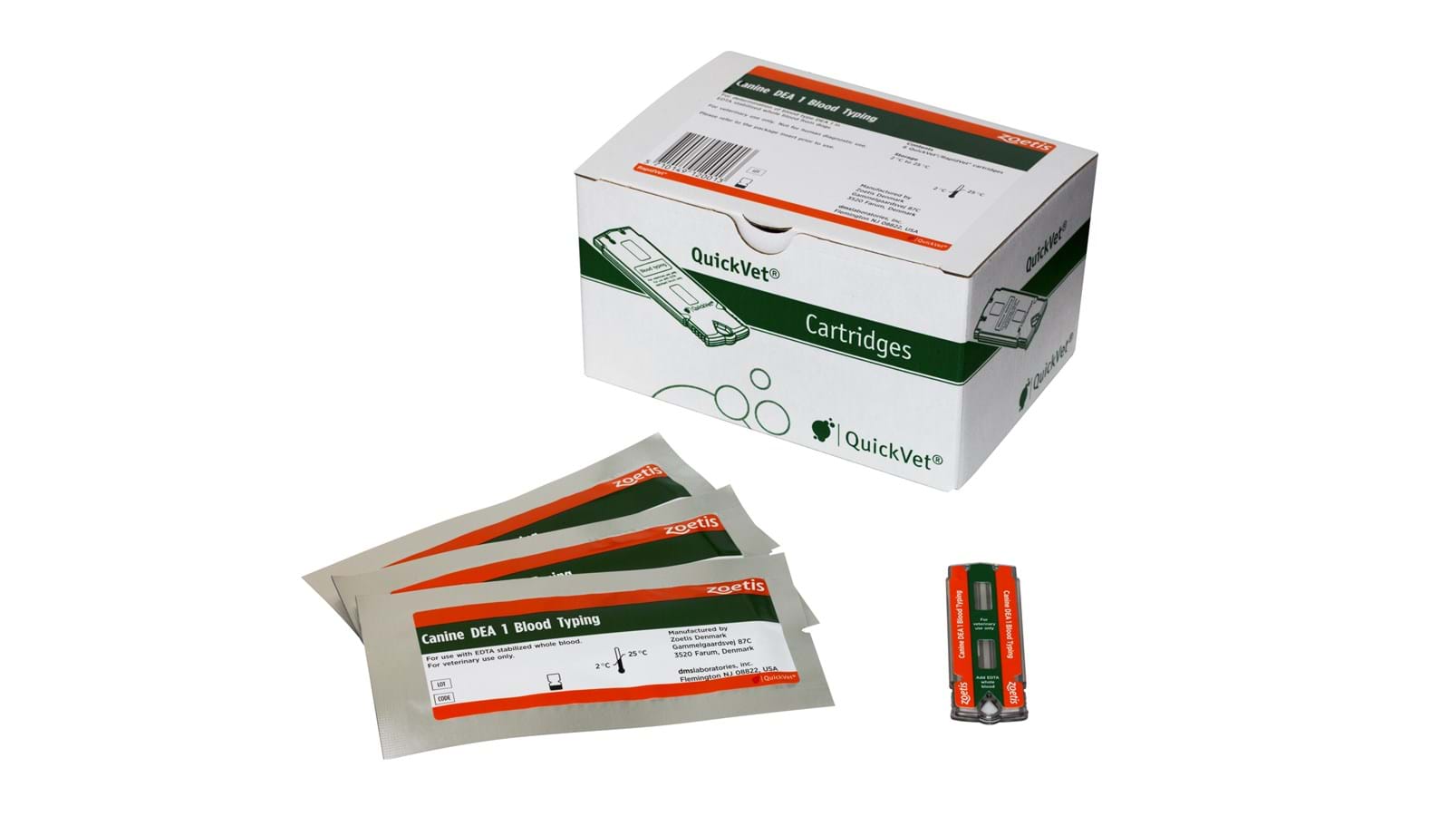 Zoetis Canine DEA 1 Blood Typing Samlet