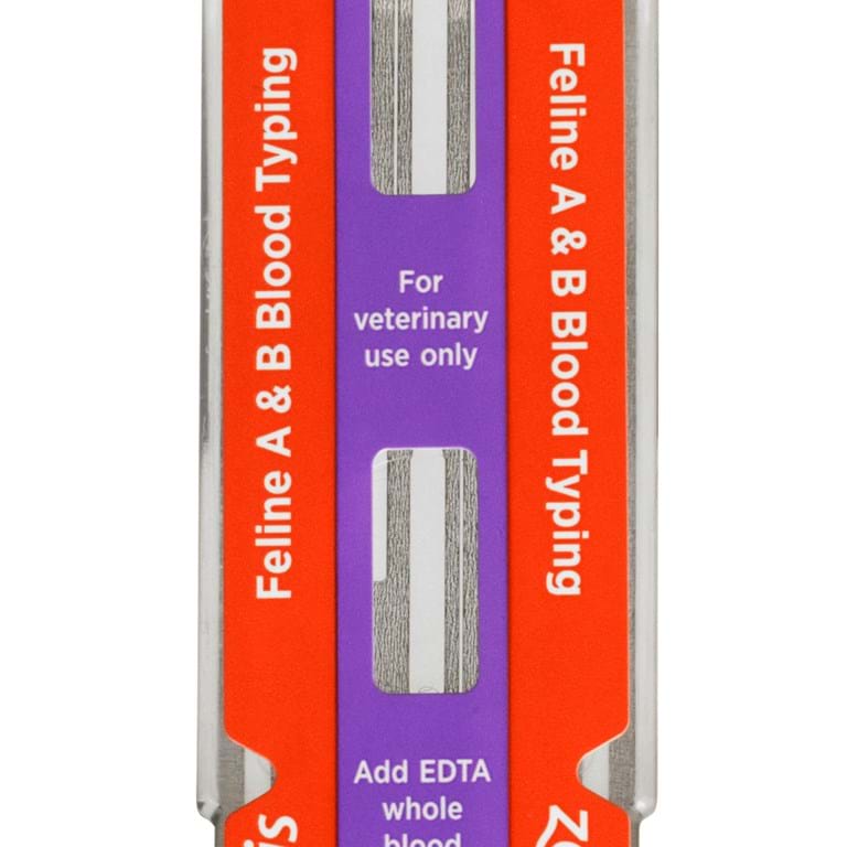 Zoetis Feline A B Blood Typing Samlet