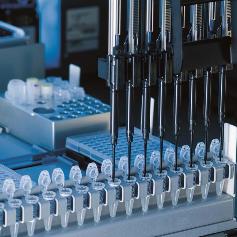 Bilde av Tecan Liquid Handling (LiHa) engangsspisser