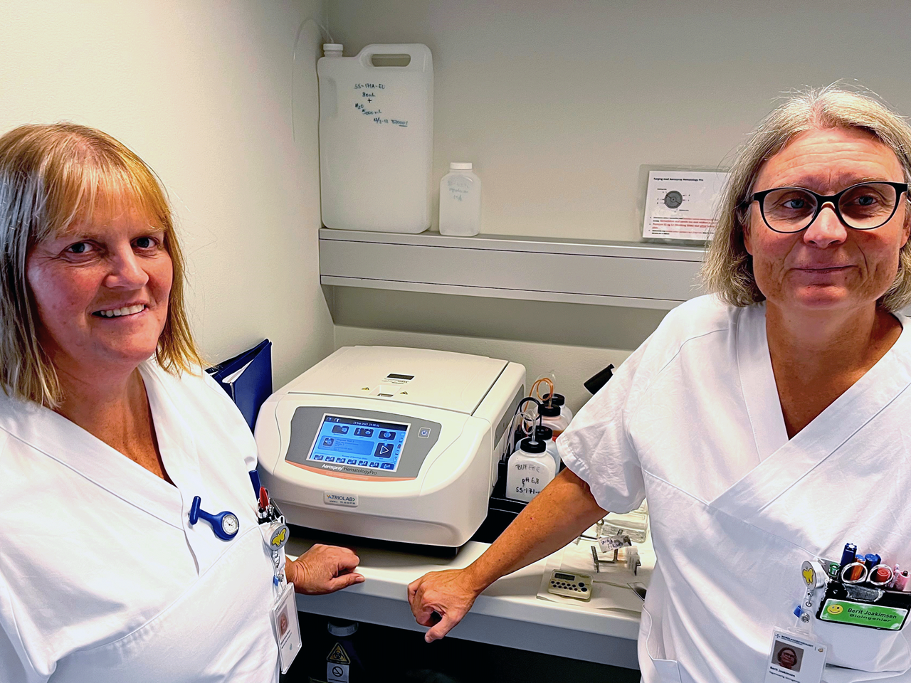 Erfarne superbrukere roser Aerospray PRO hematologi fargemaskin