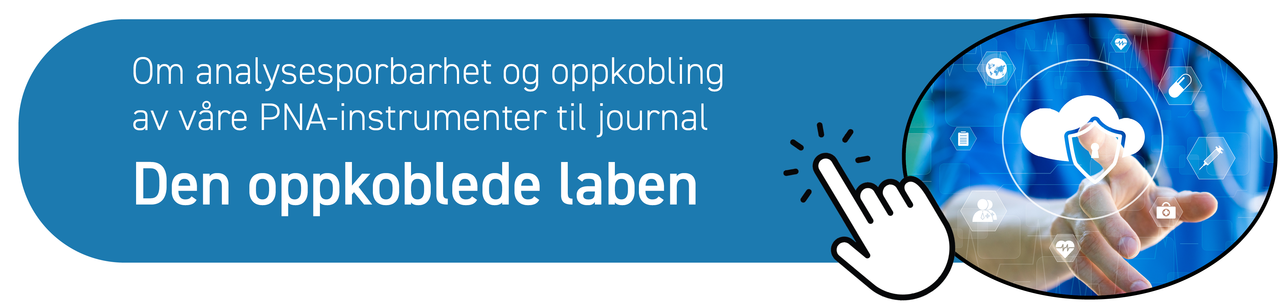 Knapp som linker til siden om den oppkoblede laben